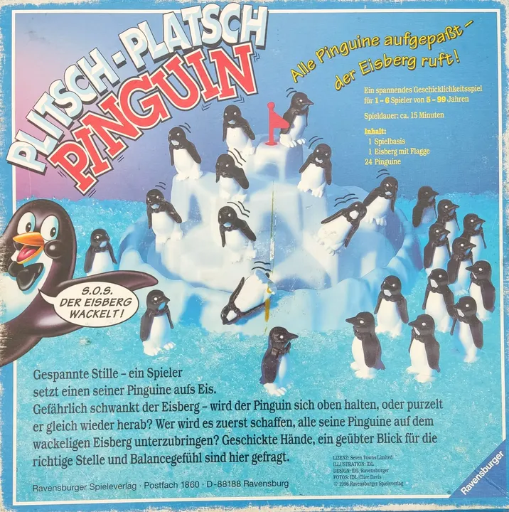 Plitsch-Platsch Pinguin - Gesellschaftsspiel - Ravensburger  - Bild 2