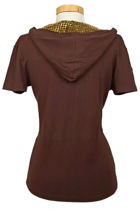 Dolce & Gabbana T-Shirt mit Kapuze braun Gr. XXL - Bild 2