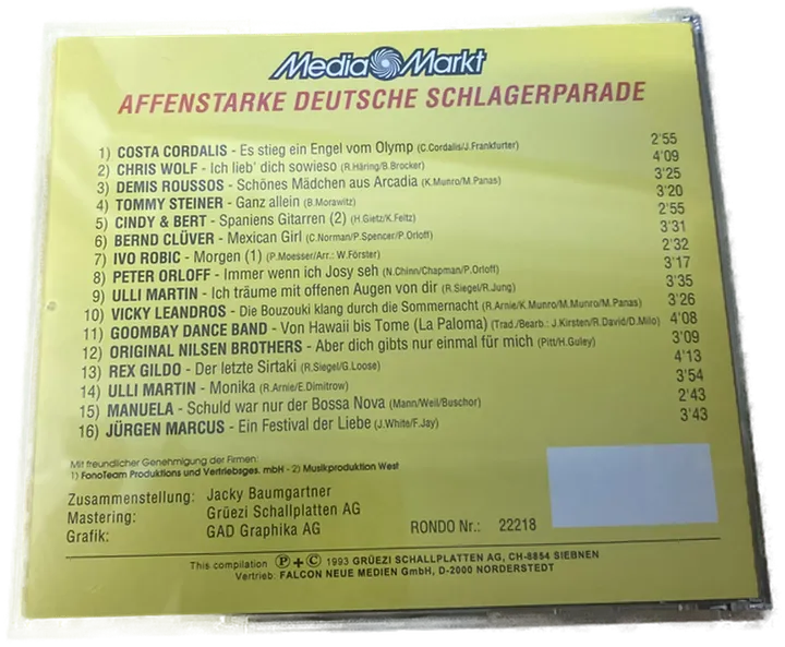 Medias Affenstarke - Deutsche Schlagerparade - CD - Bild 2