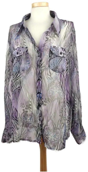 Bonita Damen Kostüm mit Bluse lila - XXL/ 44 - Bild 6