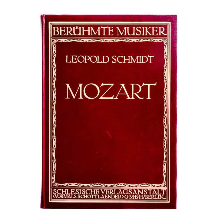 Mozart - Leopold Schmidt 2. Auflage 1920 antiquarisch - Bild 1