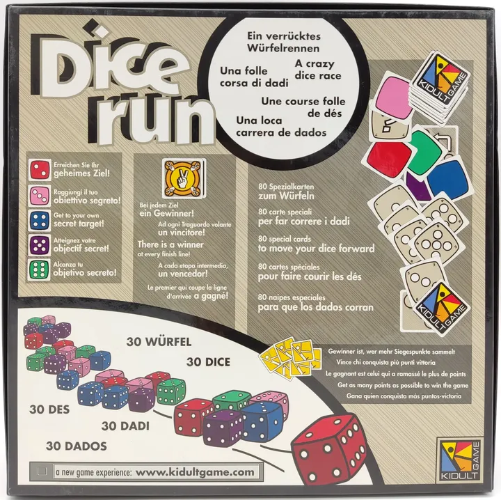 Dice Run - Gesellschaftsspiel, Kidult Games  - Bild 2