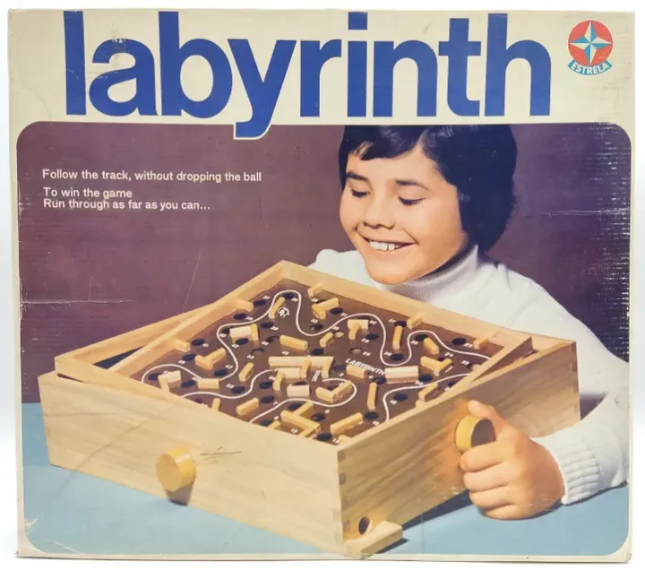 Labyrinth Spiel 70er Jahre - Geschicklichkeitsspiel, Estrela  - Bild 1