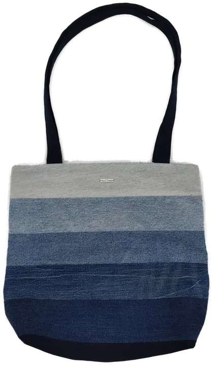 Damen Handtasche blau handgemacht upcycling - Bild 1