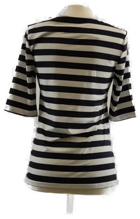 Christian Berg gestreiftes Damen T-Shirt, hochwertiges Polyester, Größe 34, Frühling - Bild 2