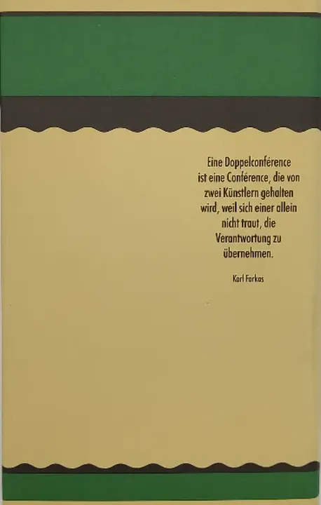 Gscheite & Blöde. Doppelconferencen - Karl Farkas u.a, Hans Veigl [Hrsg.] - Bild 2