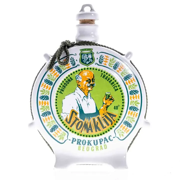 Vintage Porzellan Rakija Flasche 