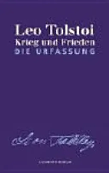 Krieg und Frieden - Lev N. Tolstoj - Bild 1