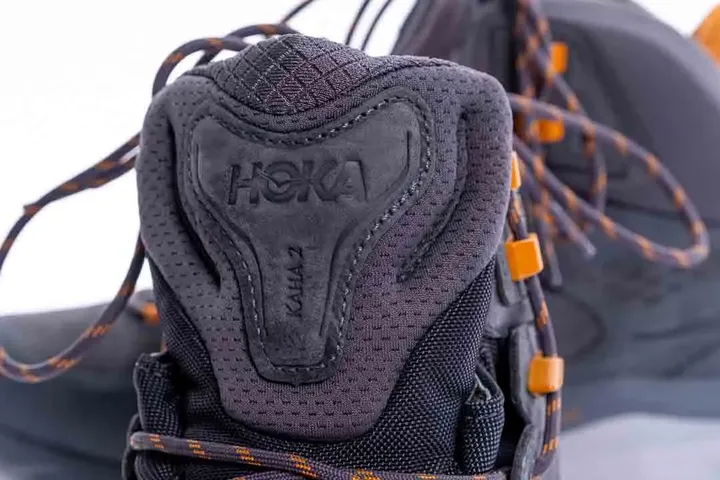 Hoka Kaha Herren Wanderschuhe in grau-orange, Größe 44  - Bild 3