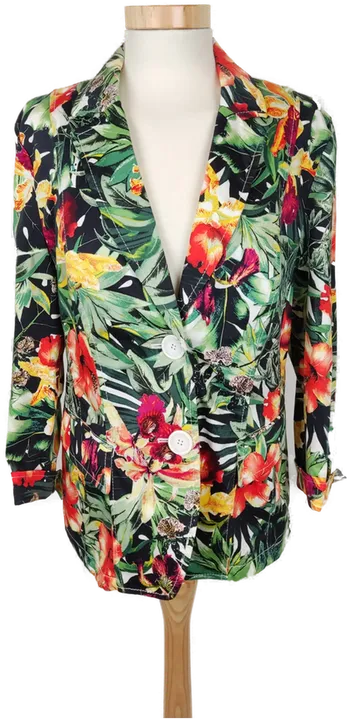 Gerry Weber Damen Blazer Sakko buntes florales Muster - M/40 - Bild 1