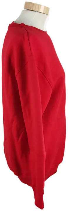 ADIDAS Damen Pullover Rot, Rundhals, Gr. S - Bild 3