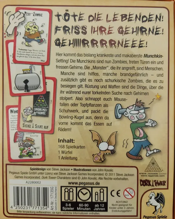 Munchkin Zombies - Kartenspiel - Pegasus - Bild 2