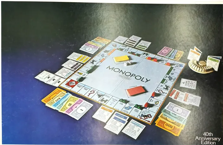 VINTAGE - MONOPOLY 40th Anniversary Edition 1973 - A Parker Game - Bild 3