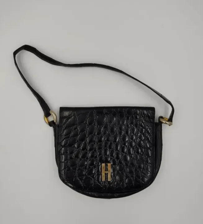 Damen Handtasche schwarz Lederoptik - Bild 1