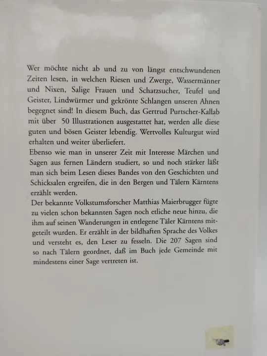 Kärntner Sagenbuch - Matthias Maierbrugger - Bild 2