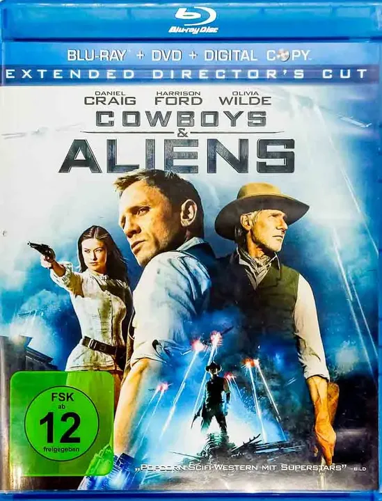 Blu-ray 1 Disc 1 DVD ROM Cowboys & Aliens Extended Director's Cut  - Bild 1