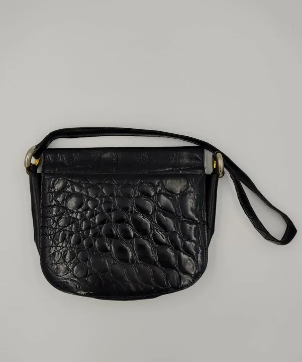 Damen Handtasche schwarz Lederoptik - Bild 2