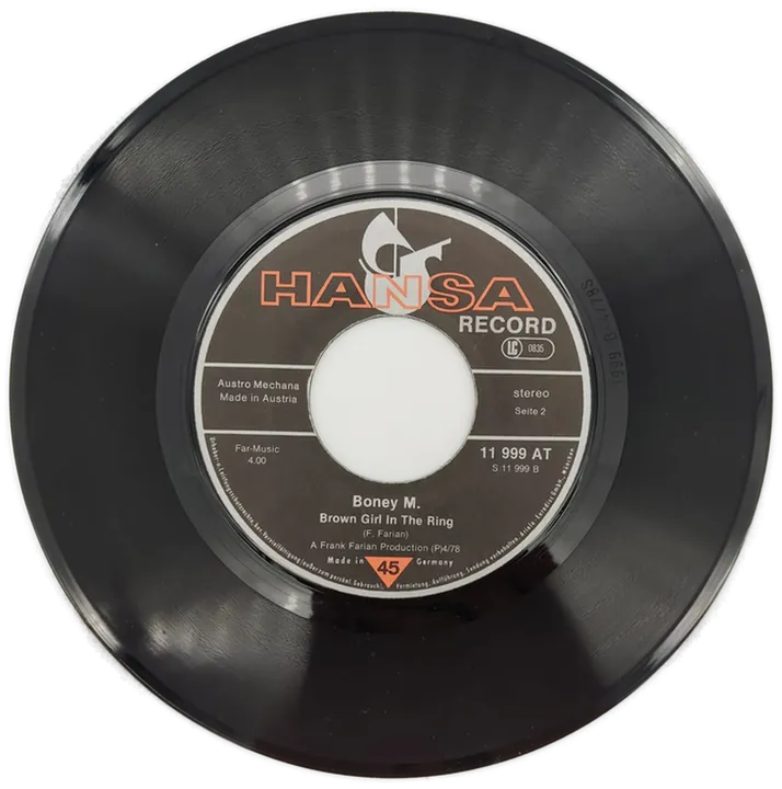 Boney M. Rivers of Babylon (one Cover) Vinyl Schallplatte - Bild 3