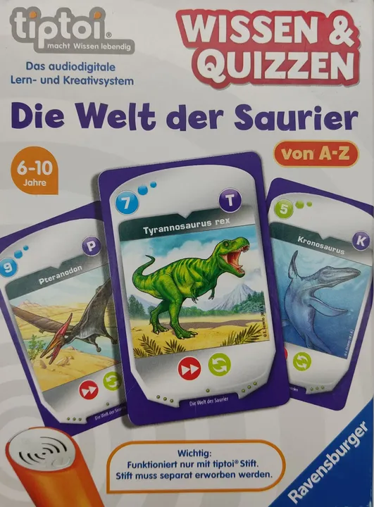 tiptoi® Wissen & Quizzen - Die Welt der Saurier von A-Z - Ravensburger - Bild 1