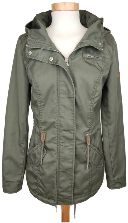 ONLY Damen Übergangsjacke army grün - XS/34 - Bild 1