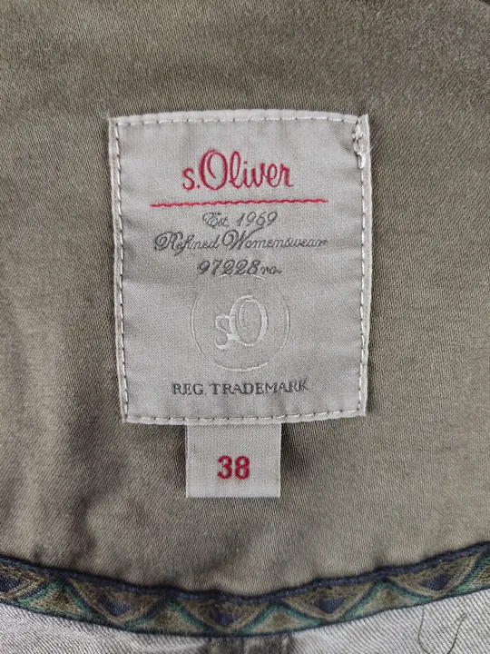 s.Oliver Damen Jeansjacke olivgrün - M/38 - Bild 4