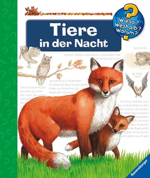 Wieso? Weshalb? Warum? Tiere in der Nacht, Band 7- Ravensburger  - Bild 1