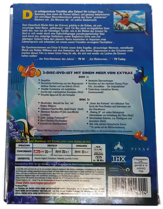 2 DVD's Disney/Pixar 