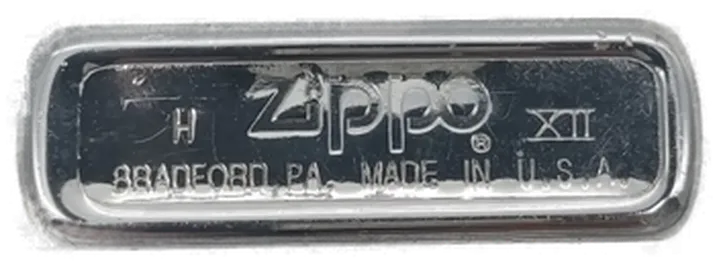 Zippo Feuerzeug Brushed Chrome – Baujahr 1996 – Original Made in USA – schlicht & kultig - Bild 3