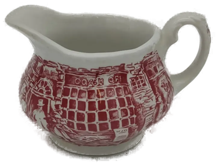 Royal Tudor Milchkännchen rot England - Bild 1
