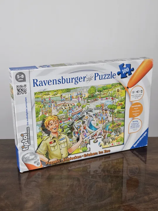 tiptoi® Ravensburger Puzzle 100 - Im Zoo - Bild 1