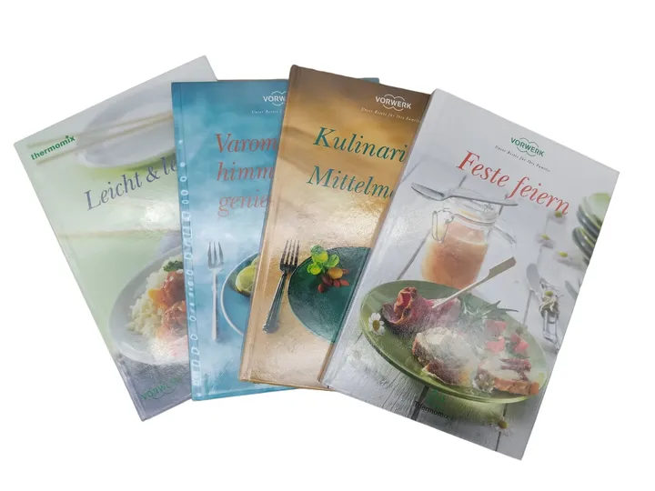 Feste feiern – Varoma himmlisch genießen – Kulinarisches Mittelmeer – Leicht & lecker - Thermomix Kochbuch 4 Bände - Bild 1