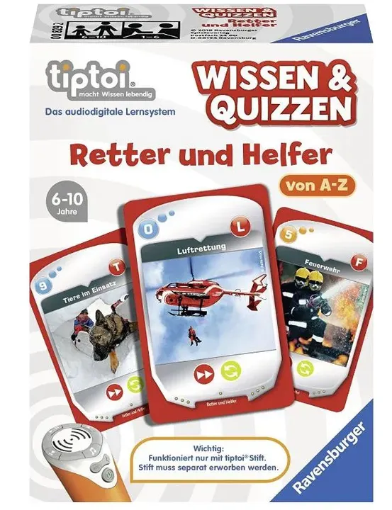 Ravensburger TIPTOI Wissen & Quizzen - Retter und Helfer - Bild 1